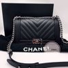 Picture of Chanel Le Boy Caviar Old Medium