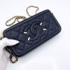 Picture of Chanel Filigree Wallet On Chain Caviar