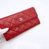 Picture of Chanel Lamskin Wallet Red