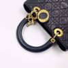 Picture of Christian Dior Cannage Lady Medium Black
