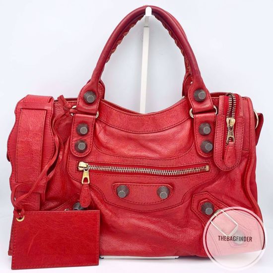 thebagfinder. Balenciaga City Giant 21 Red and Rose