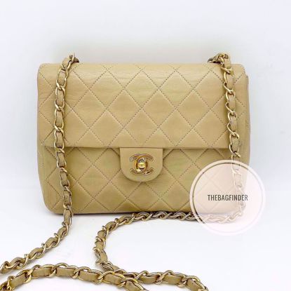 Picture of Chanel Square Crossbody Flap Lamb