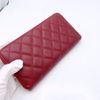 Picture of Chanel Caviar Zip Long Wallet Red