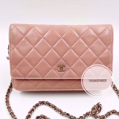 Picture of Chanel Wallet On Chain Pink Gold Hardware