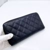 Picture of Chanel Caviar Zip Wallet Black Golf Hardware