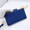 Picture of Prada Wallet On Chain Saffiano Blue