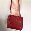 Picture of Chanel Raspberry Red Caviar Tote