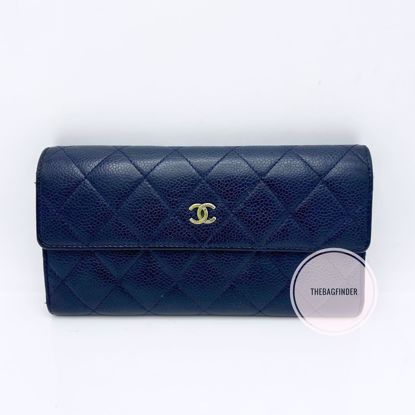 Picture of Louis Vuitton Caviar Blue Wallet