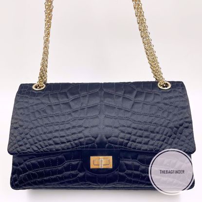 Picture of Chanel Reissue Satin Jumbo Double Flap