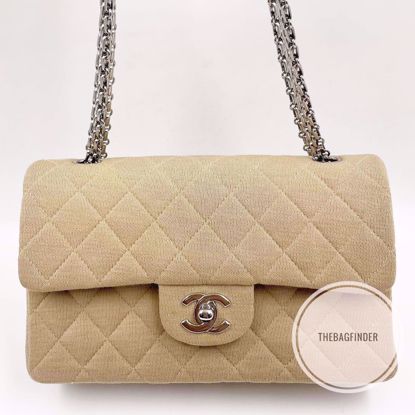 Picture of Chanel Jersey Cream Double Flap