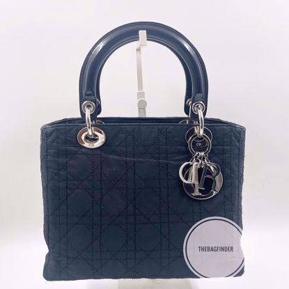 Picture of Christian Dior Lady Canvas Black Medium