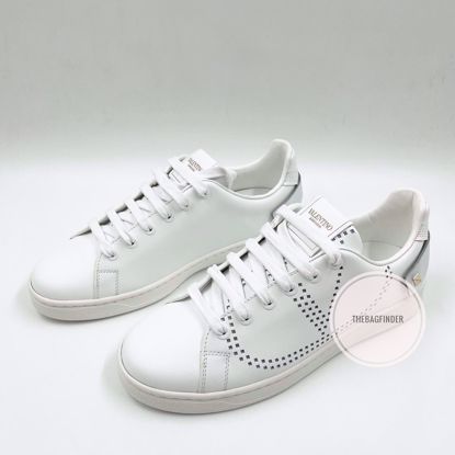 Picture of Valentino White Leather Sneakers