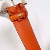 Picture of Gucci Orange Belt Gold Hardware