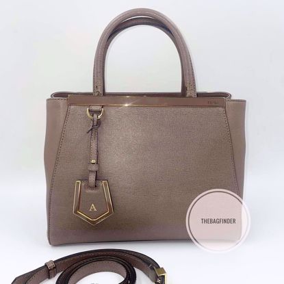 Picture of Fendi 2 Jour Taupe Small