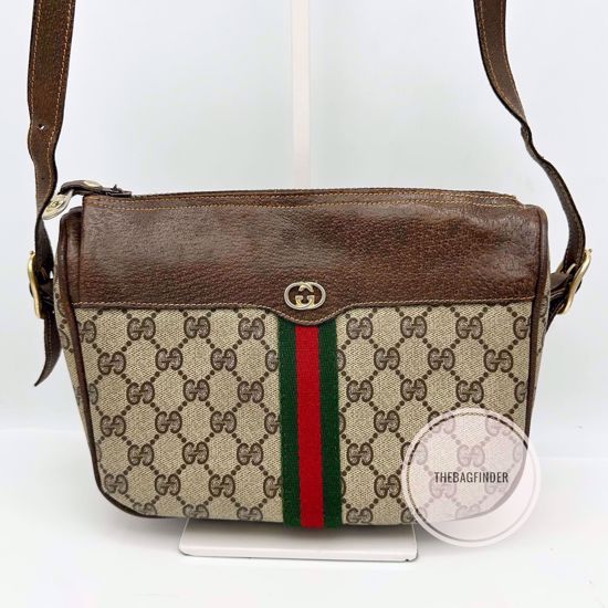 Picture of Gucci Vintage Crossbody Coated Canvas