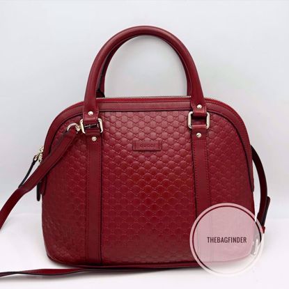 Picture of Gucci Dome Medium Burgundy