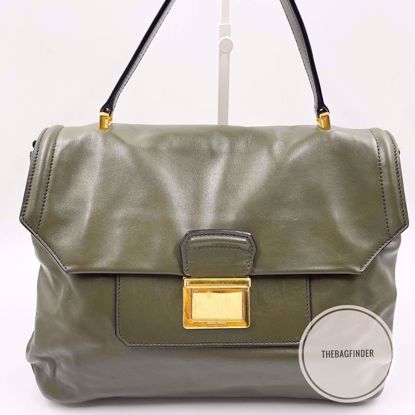 Picture of Miu Miu Green Two Way Shoulder Bag