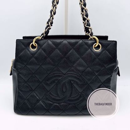 Picture of Chanel PTT Caviar Black Gold Hardware