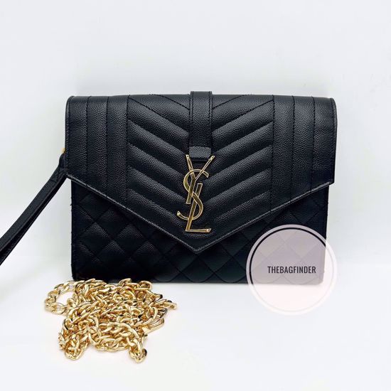 Ysl discount flap clutch