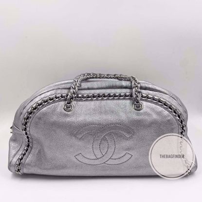 Picture of Chanel Silver Bowlers Bag