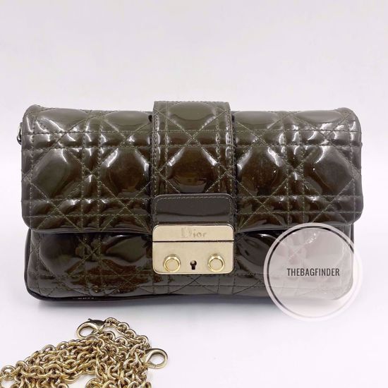 Picture of Dior Patent Dark Taupe Crossbody