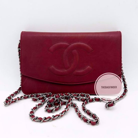 Picture of Chanel WOC Burgedy SHW