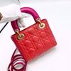 Picture of Dior Lady Mini Red and Pink