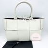 Picture of Bottega Veneta Arco Tote White Small