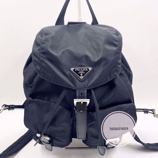 Picture of Prada Nylon Backpack Black
