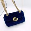 Picture of Gucci Marmont Mini Suede Blue