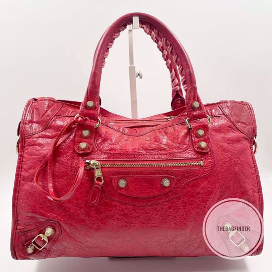 Picture of Balenciaga City Red G12 Gold HW