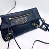 Picture of Balenciaga Edge Dark Navy Clucth GHW