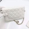 Picture of Chanel WOC Caviar White GHW Microchip