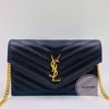 Picture of YSL Monogram Medium Black Caviar
