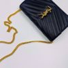 Picture of YSL Monogram Medium Black Caviar