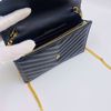 Picture of YSL Monogram Medium Black Caviar