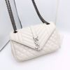 Picture of YSL College Medium White Pebbled