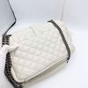 Picture of YSL College Medium White Pebbled