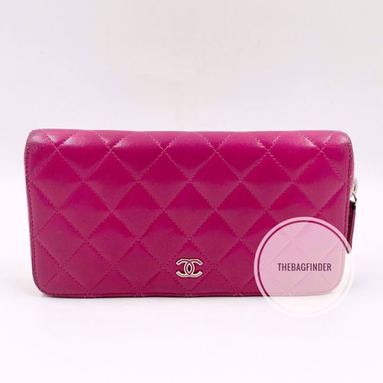 Picture of Chanel Pink Zippy Wallet