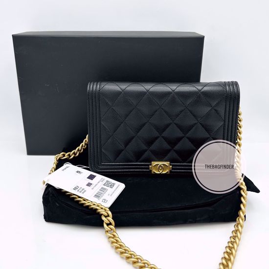 Picture of Chanel Boy Caviar WOC Microchip RFID