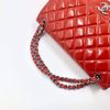 Picture of Chanel Double Flap Jumbo Patent Red