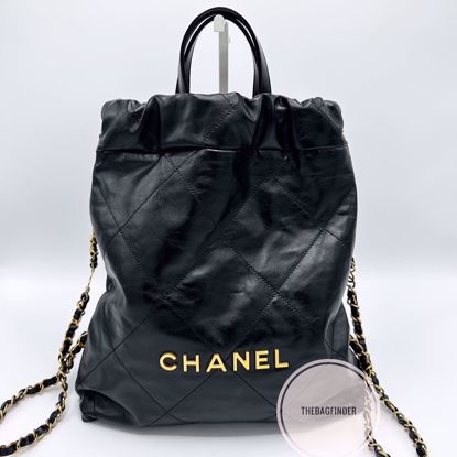 Picture of Chanel 22 Calfskin Quilted Backpack