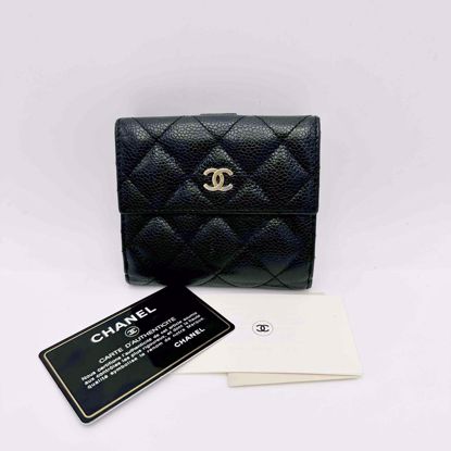 Picture of Chanel Black Caviar Folding