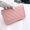 Picture of Chanel Wallet On Chain Boy Caviar Light Pink GHW