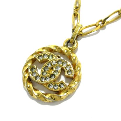 Picture of CHANEL Necklace Gold rhinestone Hardware Rhinestones