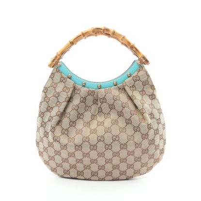 Picture of GUCCI Bamboo GG bag Canvas