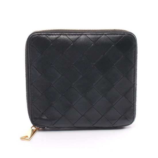 Picture of BOTTEGA VENETA Intrecciato Round zipper wallet