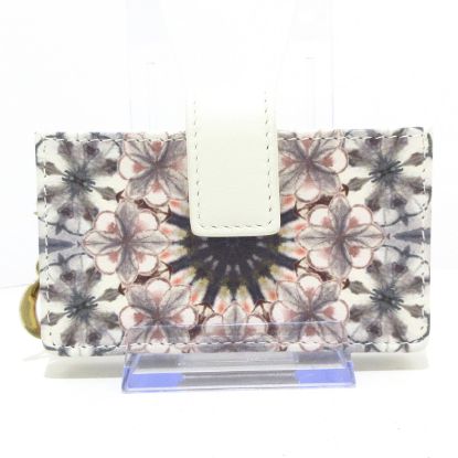 Picture of DIOR Calfskin Printed Gusset Card Holder