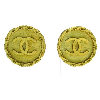 Picture of CHANEL Coco Clip On Earrings Gold Hardware