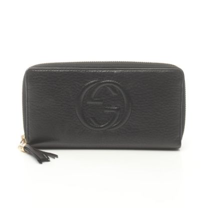Picture of GUCCI Soho Interlocking G Round zipper long wallet